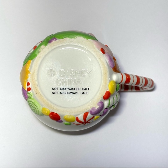 Winnie the Pooh Christmas Candyland Coffee Mug Set of 4 Ceramic Collectible - Picture 10 of 13